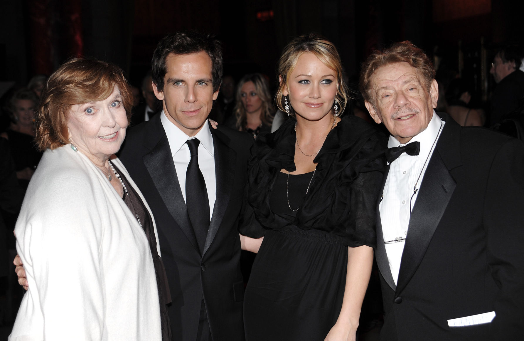 Anne Meara, Ben Stiller, Christine Taylor, Jerry Stiller